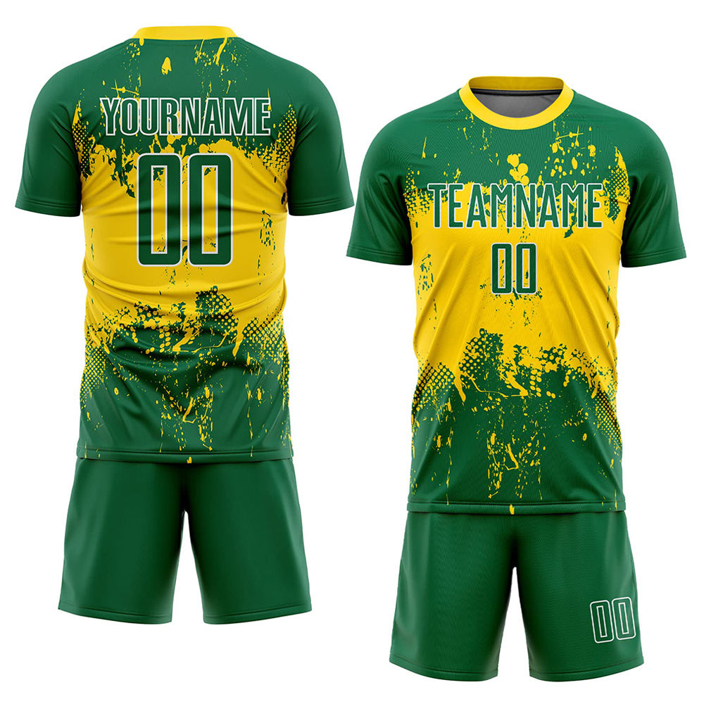 Improvment Sports 2024 Latest Design Soccer Uniform Set New Arrival Team Name Men Soccer Sports Football Uniforms For Sale